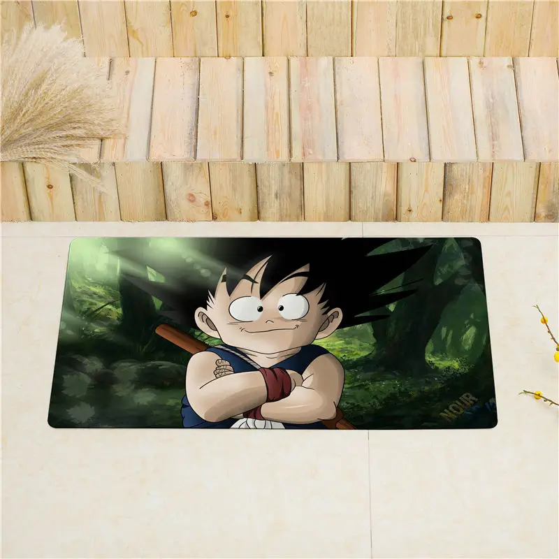 13 Dragon Ball Z входная дверь коврик кухонный коврик для напольные коврики нескользящий коврик для дома ПВХ мягкая кожа салон ковры водонепроницаемый ковер - Цвет: 13