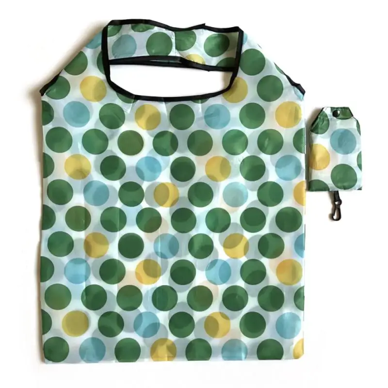 1 шт. многоразовые сумки для покупок с мешочком Модный костюм цветочным принтом