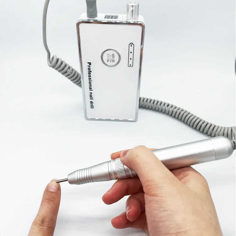 

2021 New Arrival Brushless nail polishing machine taladro de unas nail polisher tools rechargeable nail drill machine with bits