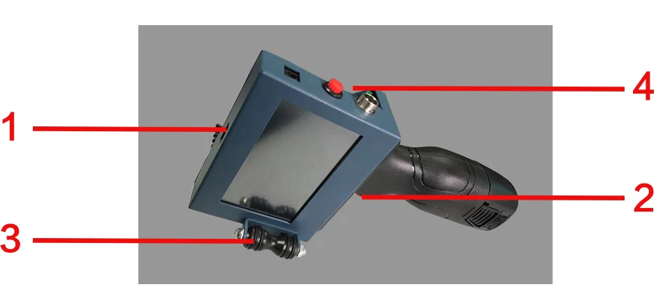 Handheld Intelligent Inkjet Printer Small Machine Product Date Food Packaging Code Machine Two-way Printing HD Sweep Spray Gun