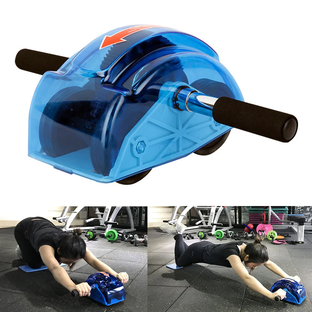 

Anti Slip Training Workout Abdominal Wheel Gym Four-wheeled Sports Fitness Exercise Portable Ab Roller Ergonomic Home