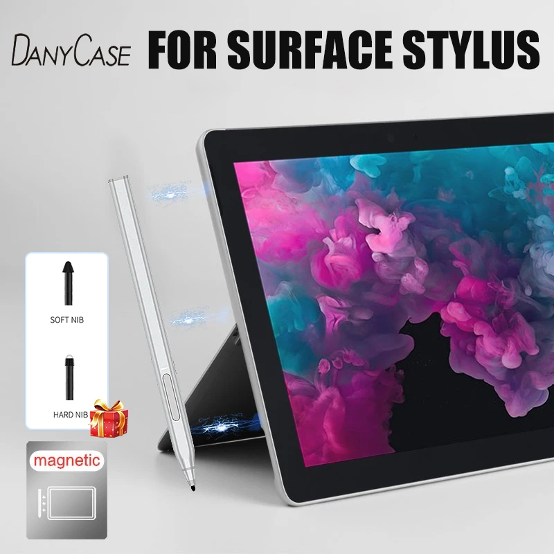 

Active Stylus Pencil For Microsoft Surface Pro7 Pro6 Pro5 Pro4 Pro3 Go Book Studio 1/2 Tablet Touch Pen For Drawing Writing