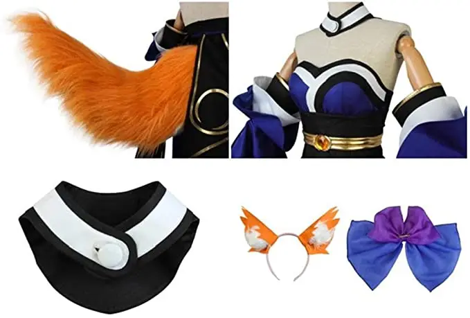 Tamamo No Mae костюм для костюмированной вечеринки Звездный костюм|Аксессуары