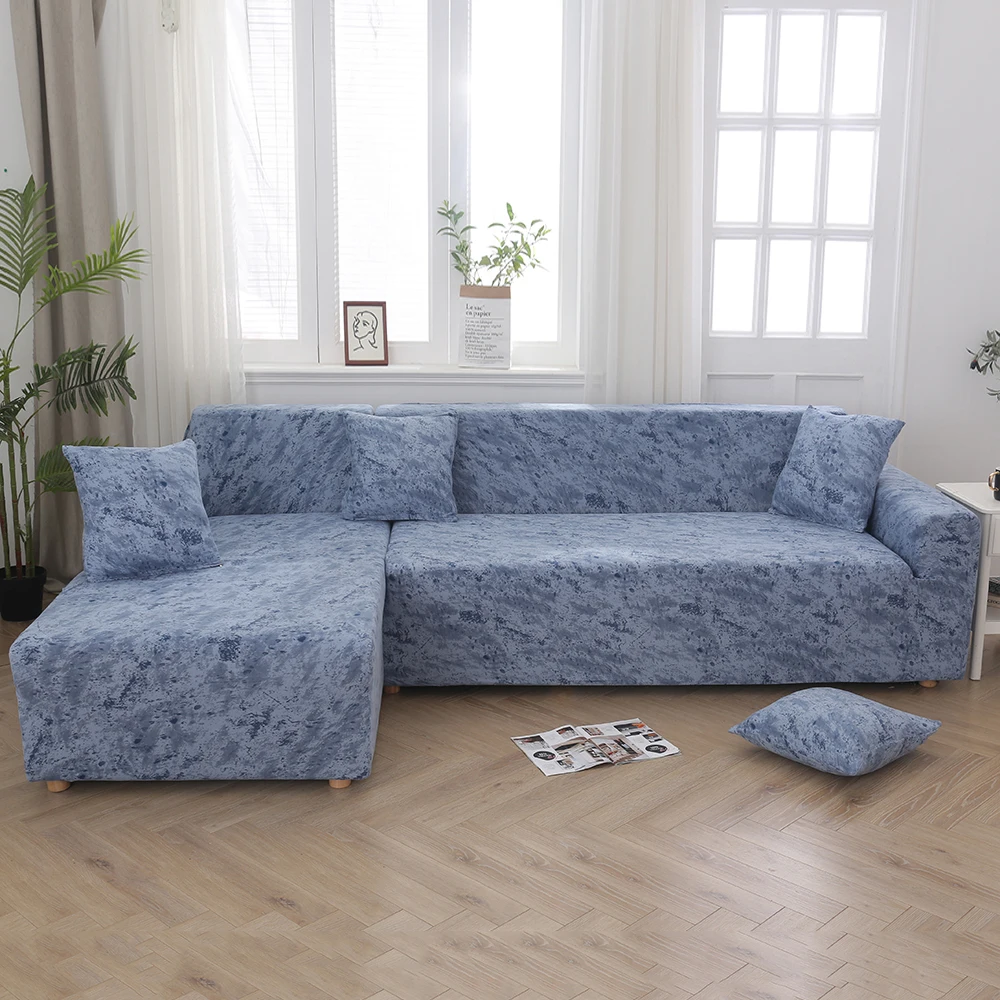 2 шт. Набор чехлов для дивана геометрический чехол эластичный гостиной домашних