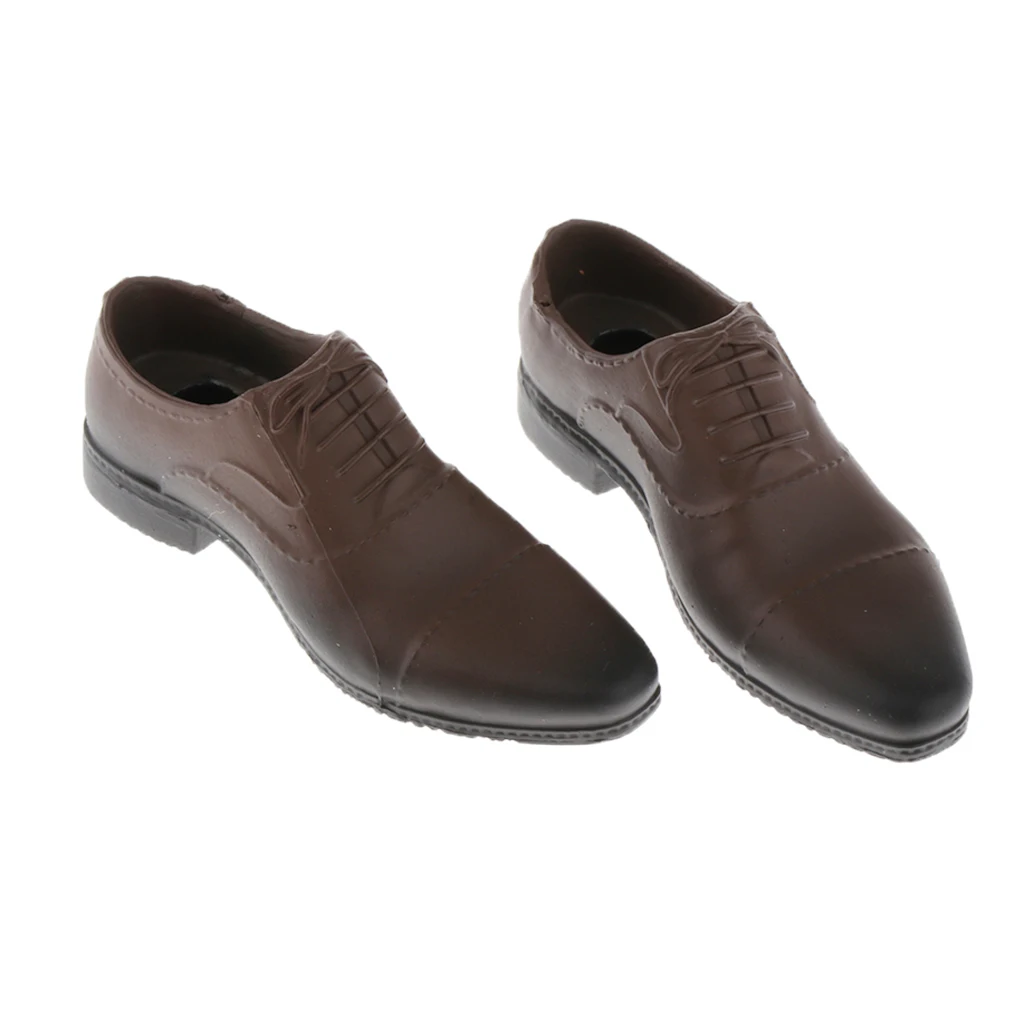 1/6 солдат мужские кожаные туфли без шнурков для детей возрастом от 12 дюймов Kumik CY CG