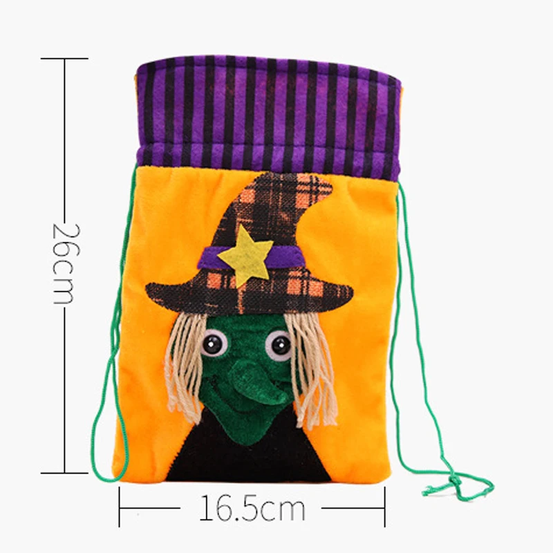

Halloween Decoration Supplies Non-Woven Creative Tote Bag Children's Holiday Pumpkin Gift Bag Party Show Dress Up