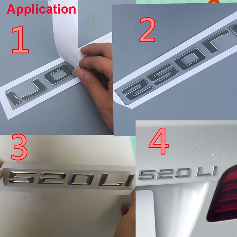 Эмблема с буквами и номерами 316i 318i 320i 325i 330i 335i 310Li 318Li 328Li 330Li 335Li для BMW 2008-2017 стикер