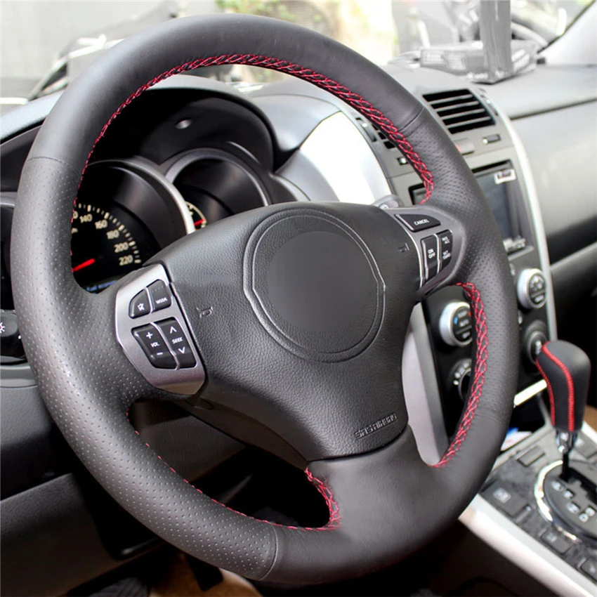 MEWANT Black Artificial Leather Car Steering Wheel Cover for Suzuki Grand Vitara 2006 2007 2008 2009 2010 2011 2012 2013-2014 | Автомобили