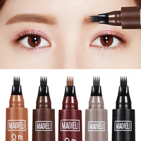 flowering micro sculpted four fork natural liquid eyebrow pencil four headed fork tipeyebrow pencil long lasting