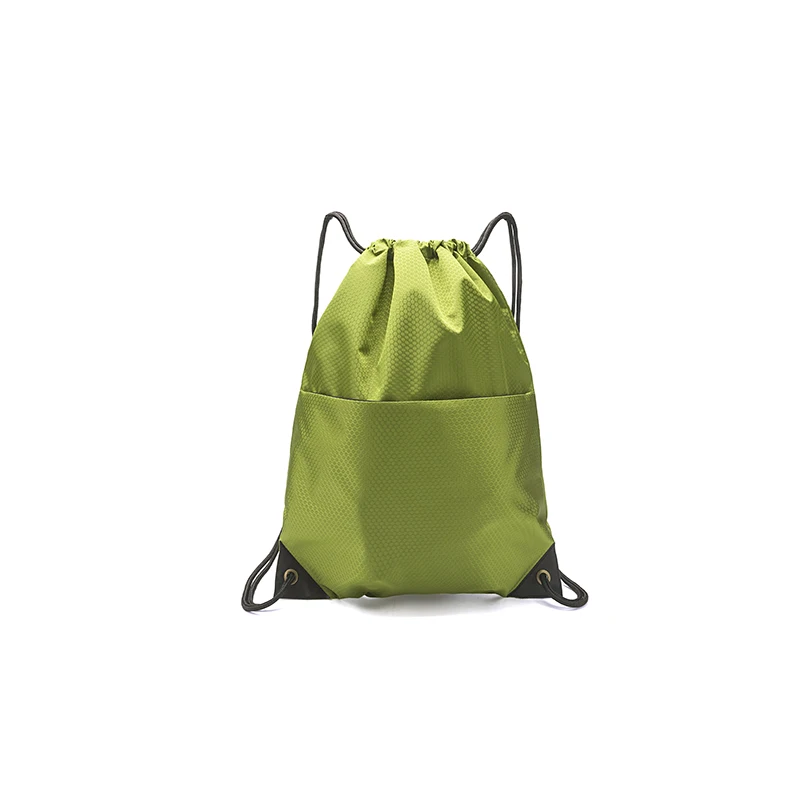 green without logo 3 шт., Пользовательский логотип на шнурке, полиэфирные сумки, рекламные, на заказ, напечатанные логотипы, спортивный рюкзак, Cinch Sack для детей, девочек, мальчиков, DB68 - Цвет: green without logo