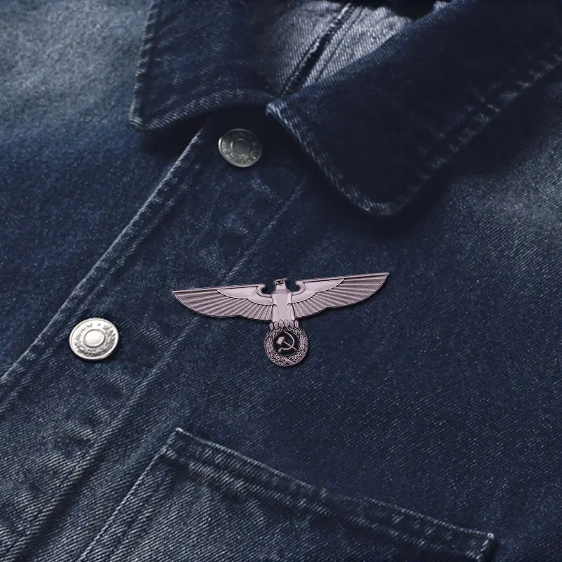 Брошь с орлом СССР социализм коммунизм значок Советский Союз победа медаль |