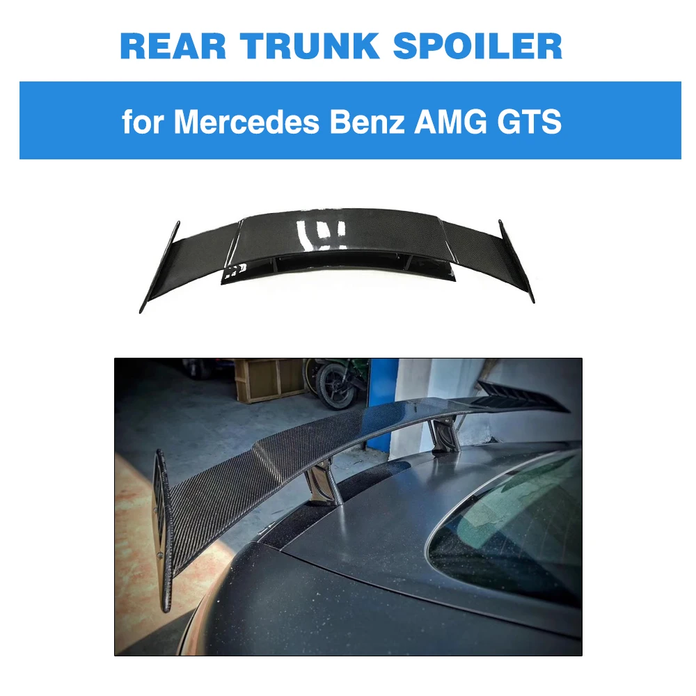 

Rear Trunk Spoiler Boot Lip Wing For Mercedes-Benz AMG GTS 2018 2019