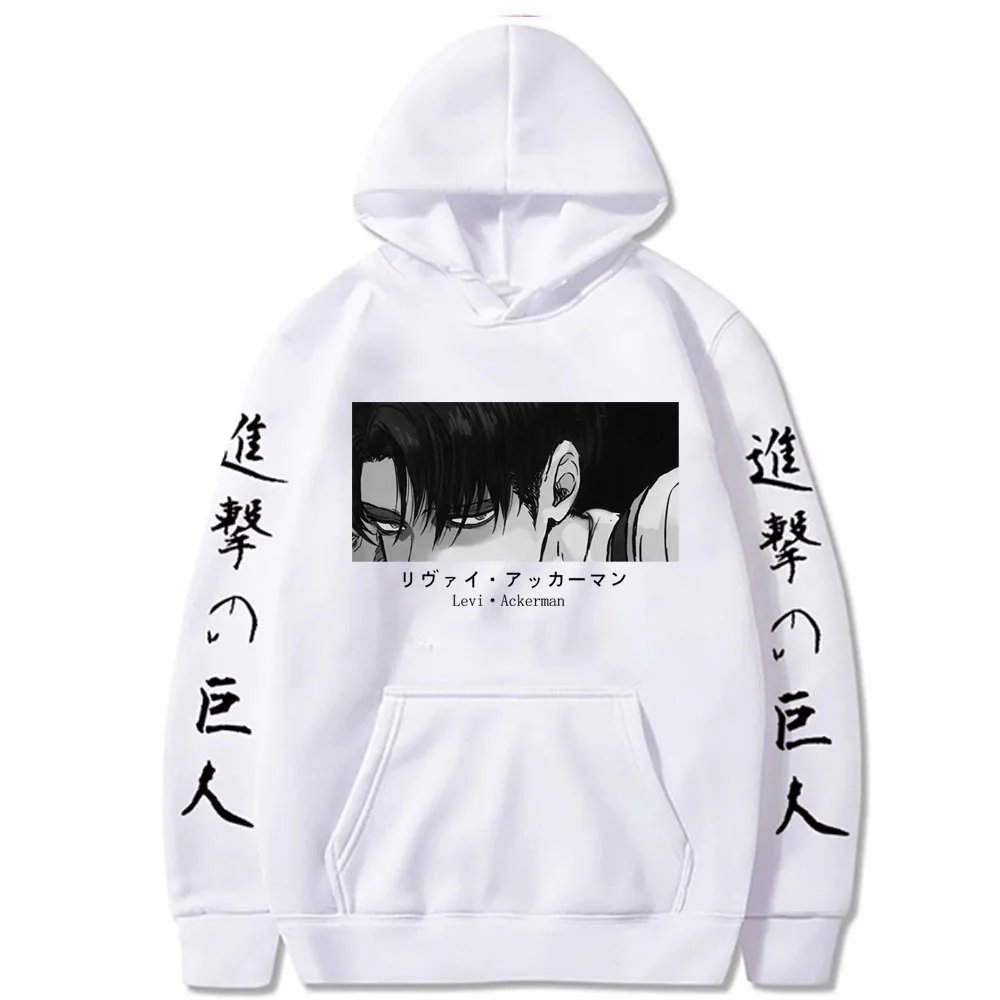 

2021 Hot Anime Final Season Attack on Titan Hoodie Men Sweatshirt Titans Attack Graphic Harajuku Hoodie