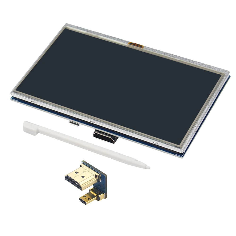 

5 inch LCD 800X480 Touch Screen Demo Board Display Monitor HDMI-Compatible Module Kit Replacement for Raspberry Pi 4B/3B+