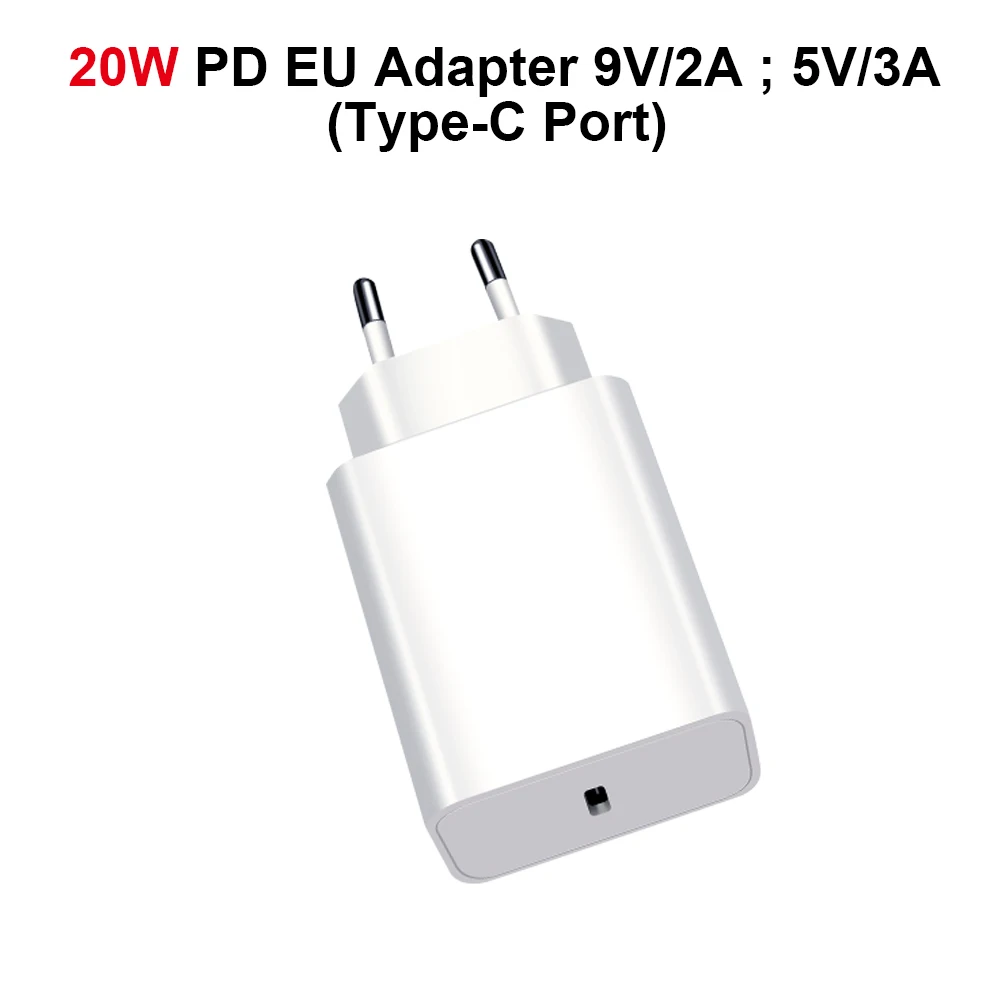 

20W PD Adapter Power USB-C Fast Charger For iPhone 13 12 11 Mini Pro Max X XS XR 8 Plus EU US Plug Type C For Apple