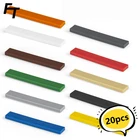 20 шт. мелкие частицы 1x6 плитка 6636 MOC строительный блок плоская неперфорированная световая панель аксессуары строительный блок замок игрушки