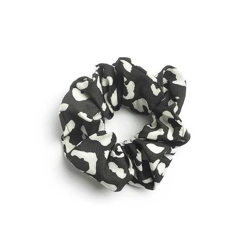 Lace Band Black Корейские женские и девичьи леопардовые эластичные резинки для волос с животным принтом, заколки для волос, стразы, широкая резиновая повязка на голову, аксессуары для волос - Цвет: Lace Band Black