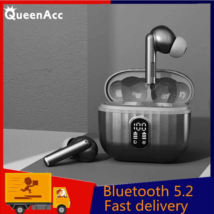 

Bluetooth-гарнитура QueenAcc T2 с шумоподавлением и микрофоном
