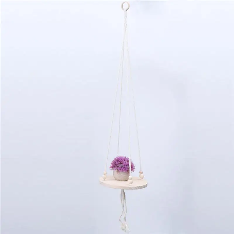 1 шт. держатель для растений элегантный ручной цветочный горшок настенная