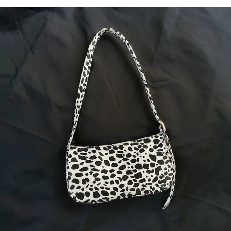 Винтажная женская сумка через плечо из искусственного хлопка молочная