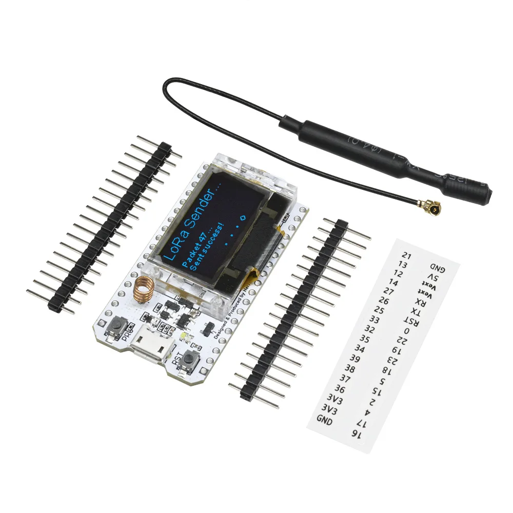 

SX1276 ESP32 LoRa 0,96 дюймов синий OLED цифровой дисплей Bluetooth WIFI комплект модуль IOT макетная плата для Arduino 868 МГц 915 МГц