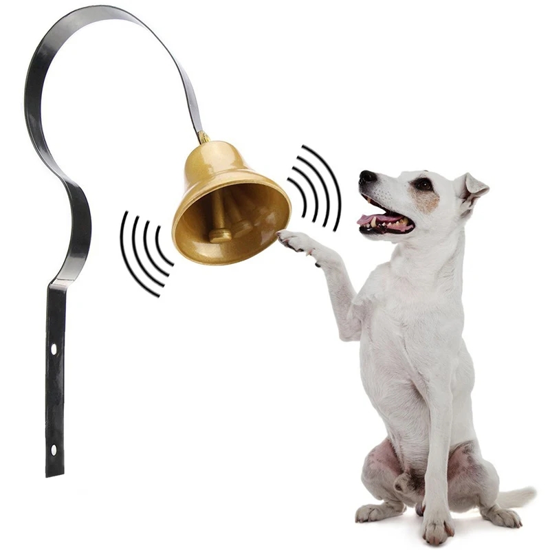 

2 Packs of Imitation Antique Christmas Jingle Bells Wall Hanging Potty Training Pet Dog Interactive Toy Doorbell