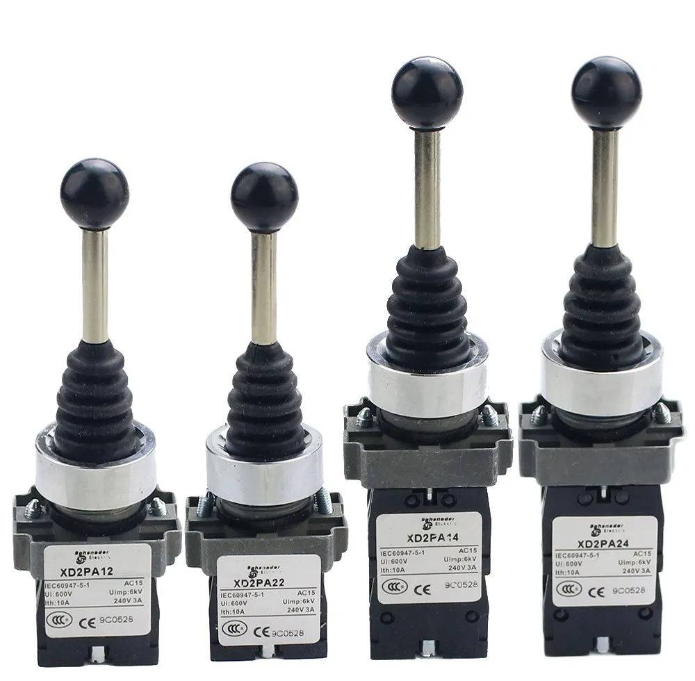 4NO 4 позиции крест кулисный переключатель XD2-PA14 XD2PA24 джойстик контроллеры/2NO 2 Позиции кулисный переключатель XD2PA12 XD2PA22