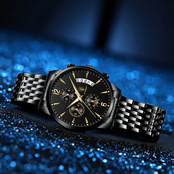 

Waterproof Luminous Automatic Men's Watch Male Student Korean Calendar Trendy Handsome Watch