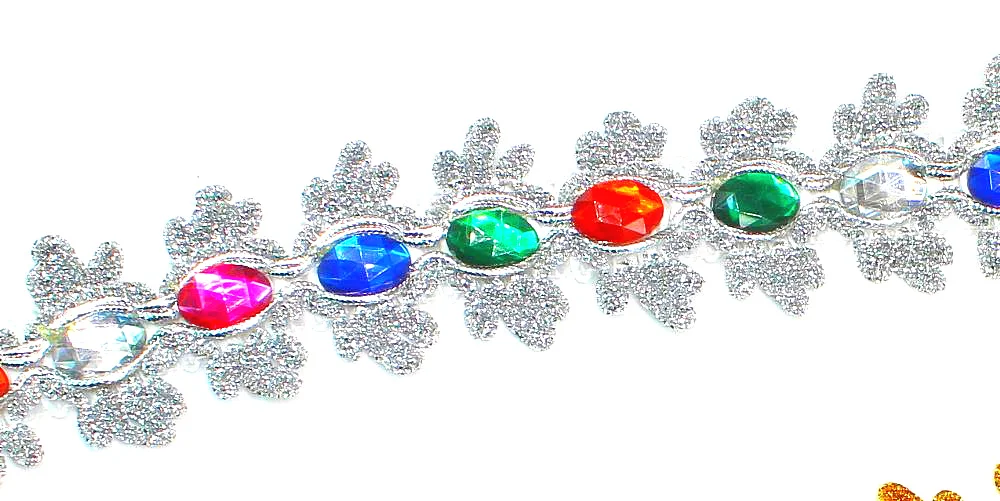 1 ярд кружево с кристаллами алмазная аппликация плетеная стразы лента 3D золотой