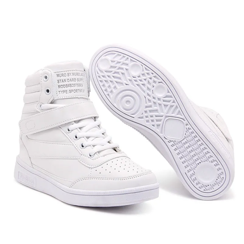 Gykaeo/женская повседневная обувь на танкетке Женская дышащая платформе с высокой