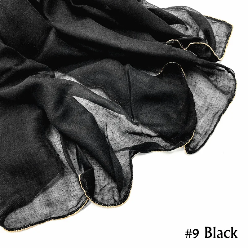 Из мягкой вуали хиджаб для мусульманских женщин головной платок в стиле