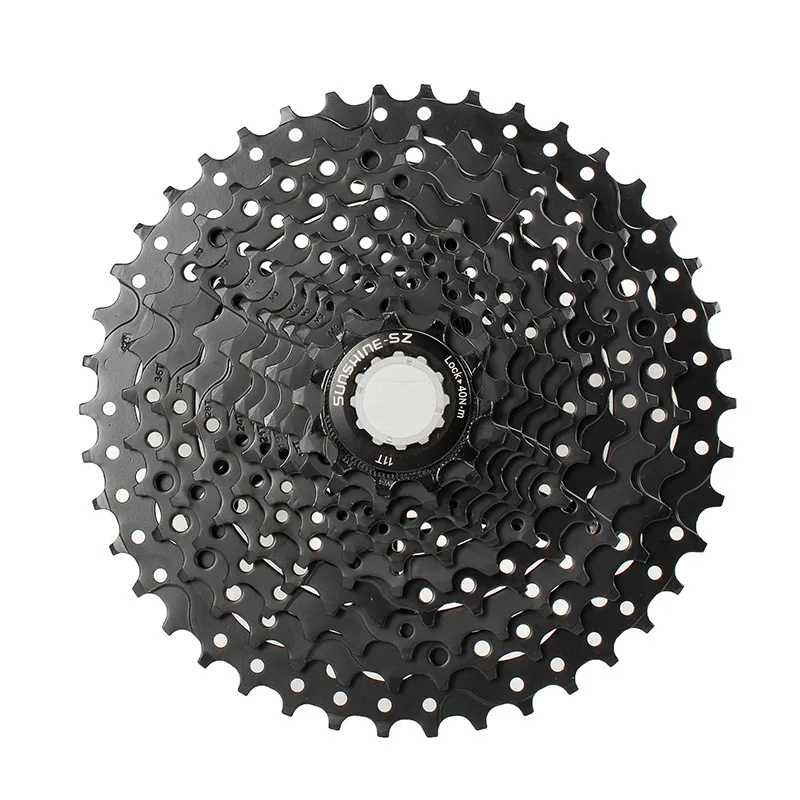 Черная кассета 8 9 10 11 12 Скоростей 40/42/46/50T широкий коэффициент MTB свободное колесо