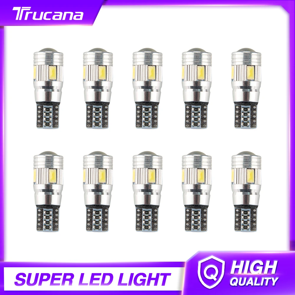 

Светодиодсветодиодный лампы T10, 10X, W5W, Canbus 5630, SMD, для BMW, Audi