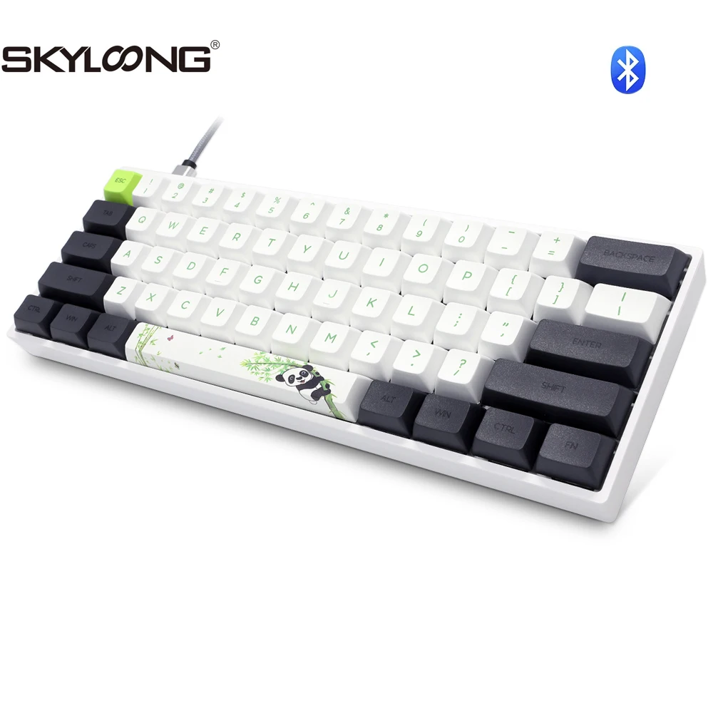 

SKYLOONG 61 клавиши оптическая Bluetooth-клавиатура с подсветкой