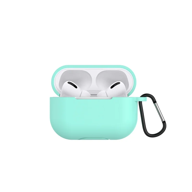 Light green Для Apple AirPods Pro Чехол для замены ТПУ милый защитный чехол для AirPods 3 беспроводной Bluetooth наушники протектор рукав - Color: Light green