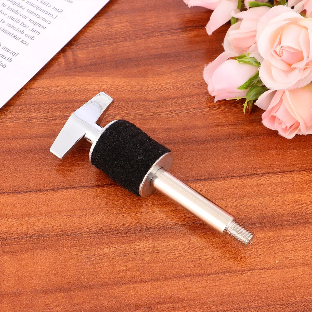 

Cymbal Stacker Iron Plating Drum Hanging Screw Musical Instruments Drum Accessories - High Pitch (Black)