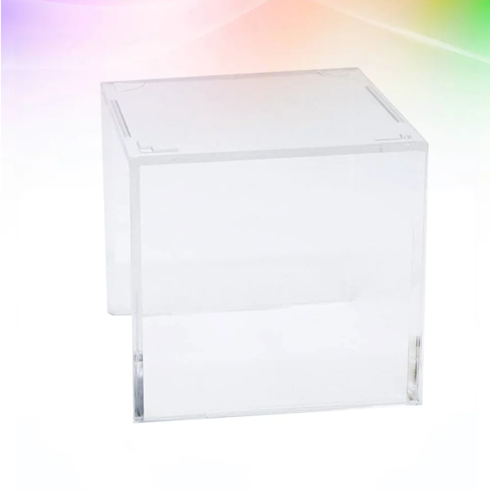 

1PC Acrylic Tennis Case Baseball Display Stand Softball Storage Box Holder (Transparent)