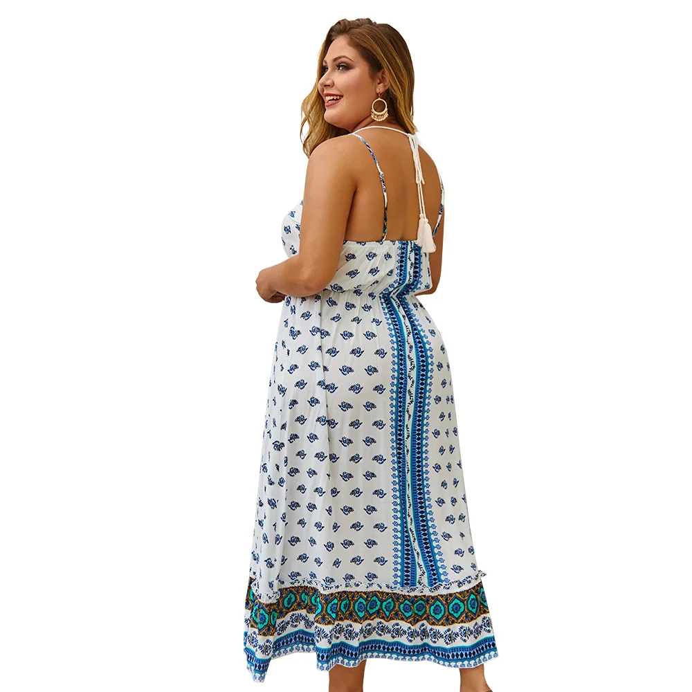 WHZHM женское платье без рукавов на тонких бретелях с глубоким v-образным вырезом