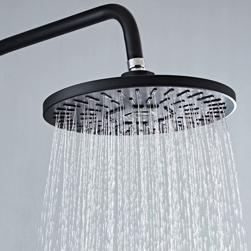 Большая Круглая Хромированная душевая лейка 3 режима из АБС-пластика для