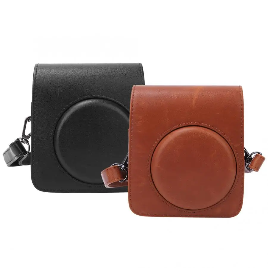 Сумка для камеры из искусственной кожи портативный чехол на одно плечо защитный