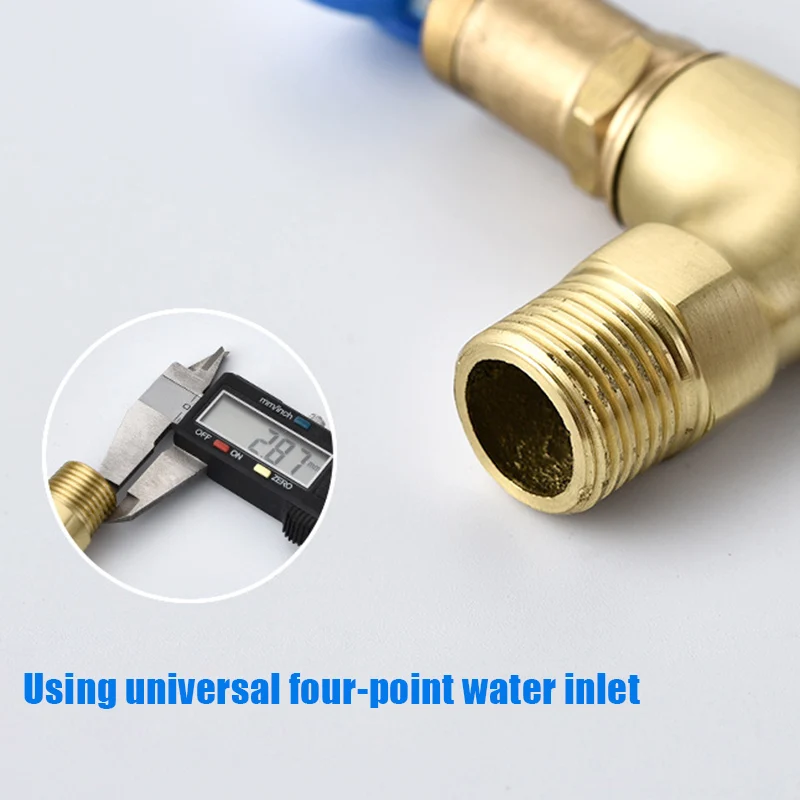 Водопроводный кран с замковым ключом противокражный одним отверстием