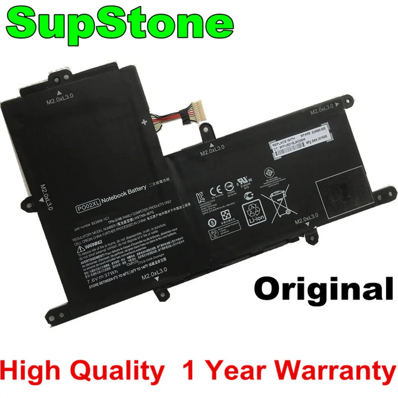

SupStone Genuine PO02XL Laptop Battery For HP Stream 11-Y0205 Y010WM R014WM Y023CA R000ND HSTNN-DB7G IB7G 823908-1C1 824536-850