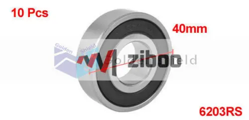 Радиальные шарикоподшипники экранированные 6203RS 17 мм x 40 12 10 шт. | Обустройство