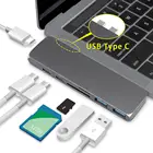 USB-хаб с интерфейсом USB Type-C, Кардридеры HDMI VGA Micro SD, порт USB 3,0 для нового Macbook Pro Air 2020 2019 A2289 A2179
