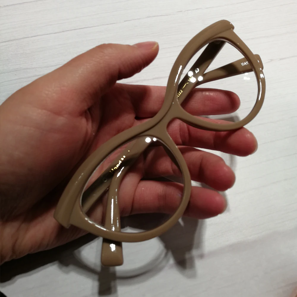 

New Fashion Cat Eye Transparent Glasses Frame Women Vintage Comfortable Optical Eyeglasses Female Spectacles Oculos Feminino