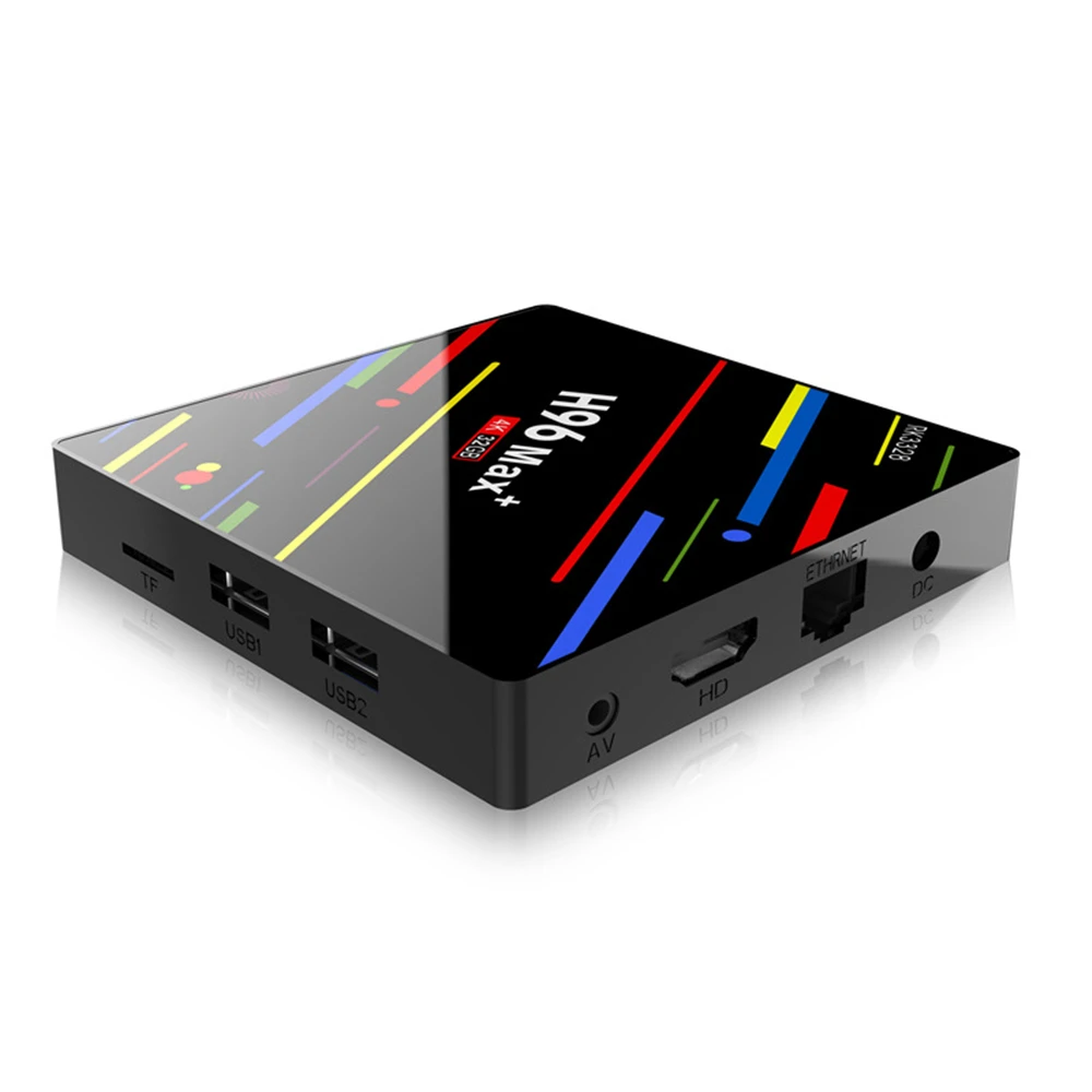 MAAT H96 Max Plus Android 9 0 Смарт ТВ-бокс 4 Гб ОЗУ 64 ПЗУ 32 4K телеприставка Rockchip RK3328