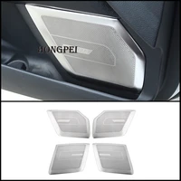 car styling stainless steel interior door speaker audio cover sticker trim for ford mondeo sedan 2013 2018 auto accessories