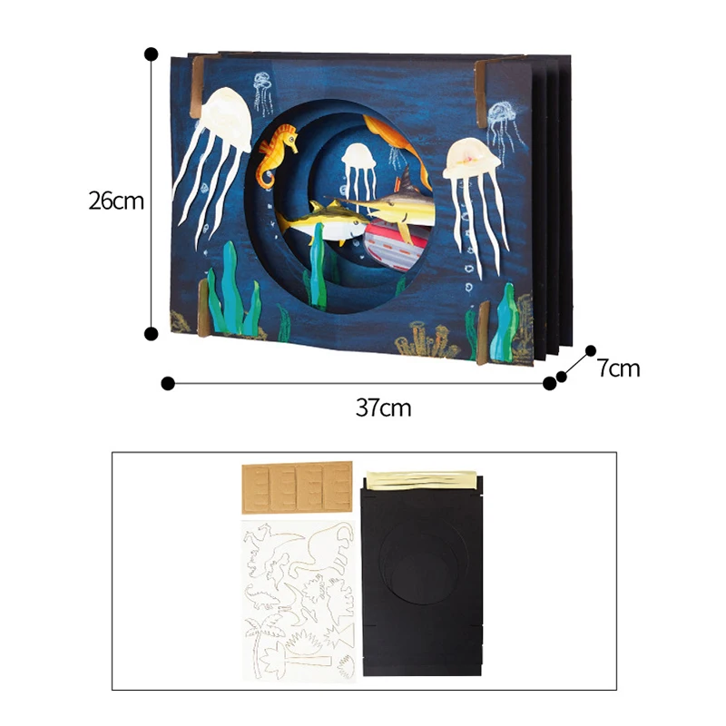 

DIY Vast Starry Sky Craft Toys For Children Lovely Dinosaur Children Handmade DIY Crafts For Kids Interactive Educational Toys .