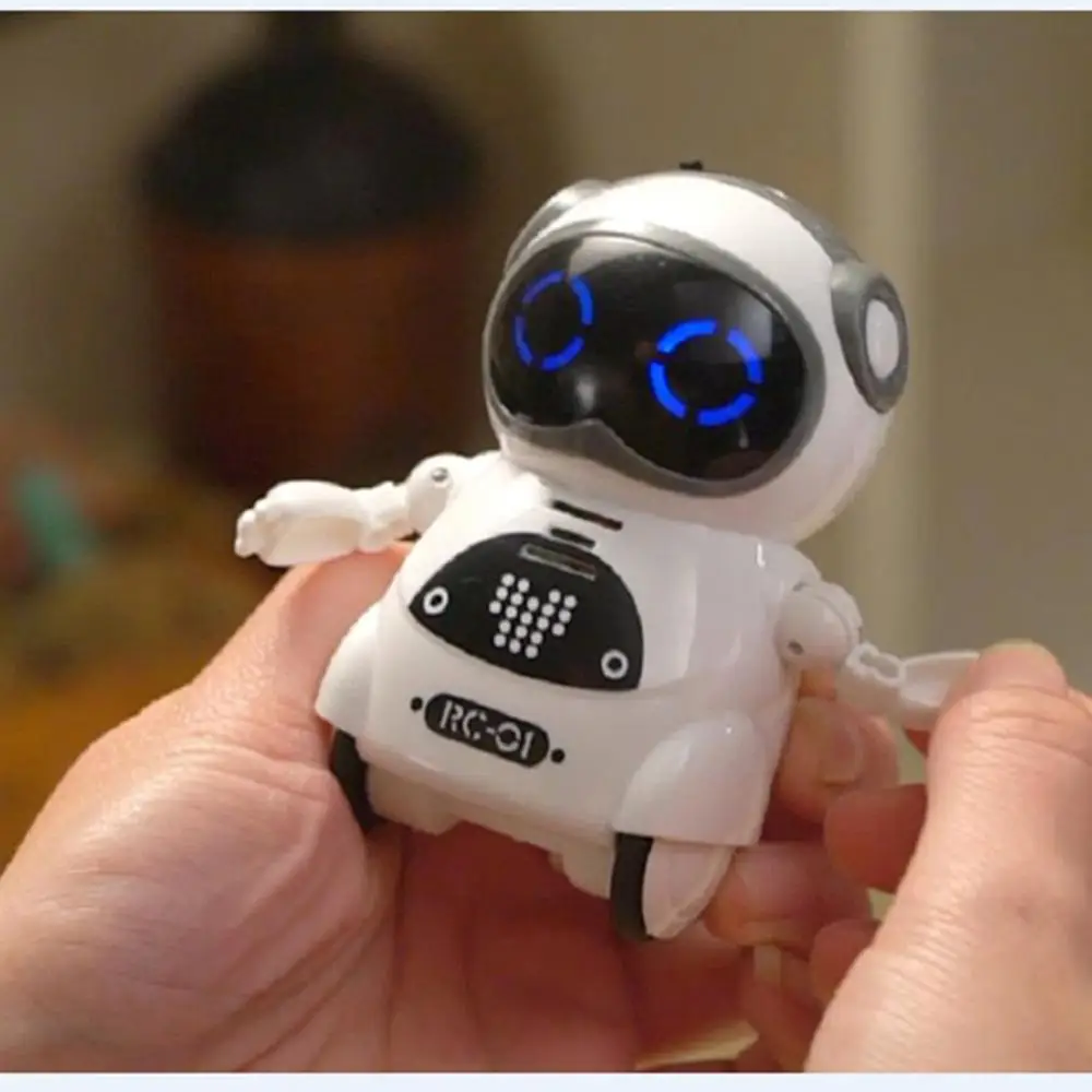 Mini Pocket Robot Voice Recognition Record Singing Dancing Intelligent Dialogue Interactive Early Education Gift Childrens Toy | Игрушки и