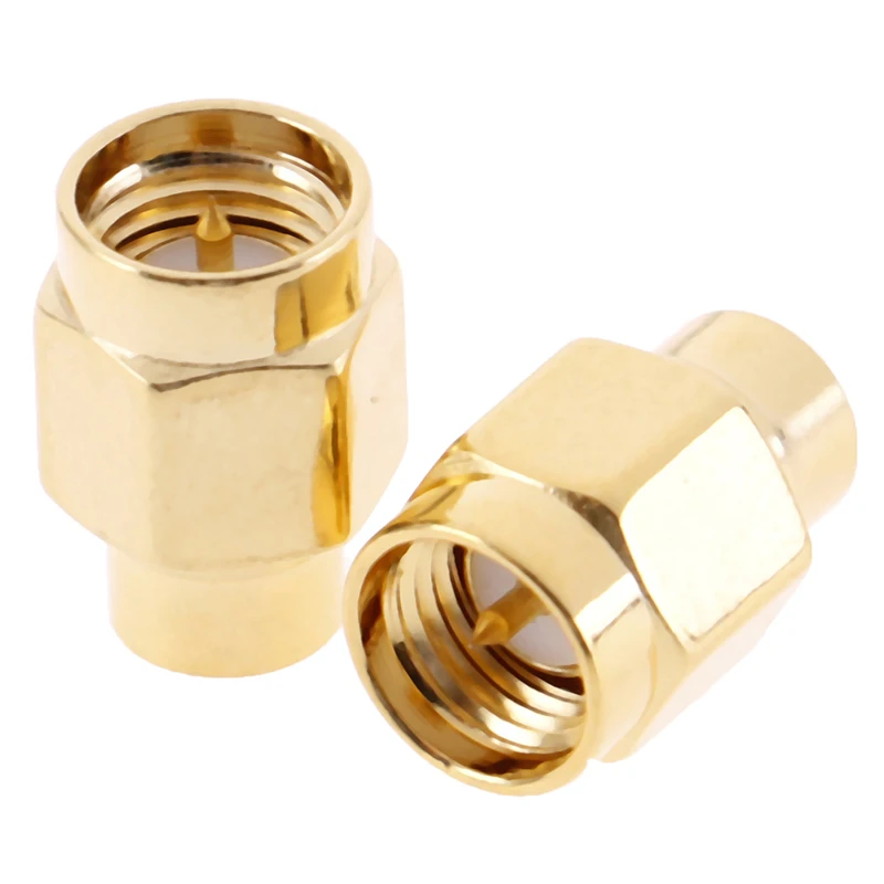 

2pcs 2W 6GHz 50 ohm SMA Male RF Coaxial Termination Dummy Load Gold Plated Cap Connectors Accessories